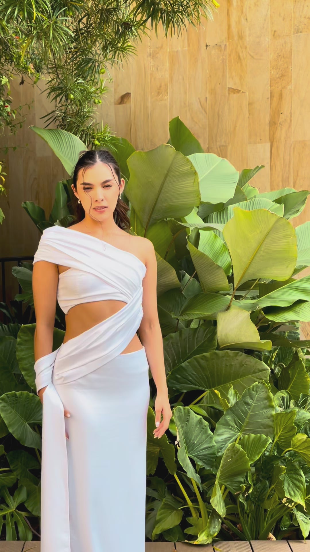 Vestido blanco largo Ivory